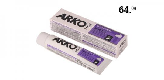 Крем для бритья ARCO Sensitive, 65 гр. Лента